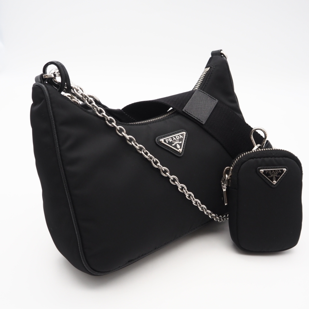 PRADA Saffiano leather bag Re Edition